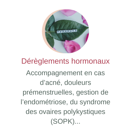 acné, ezcéma, problèmes de peau, SOPK, endométriose, syndrome prémenstruel naturopathie oise